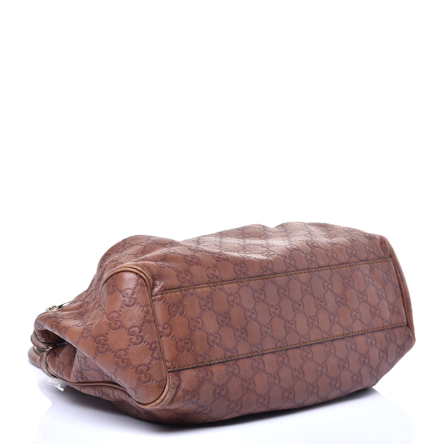 Guccissima Medium Sukey Tote Brown