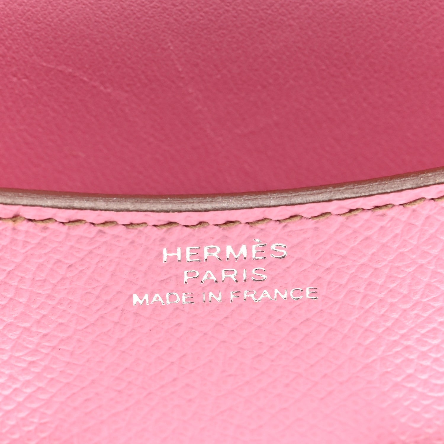 Hermes Epsom Constance Slim Wallet 5P Pink 7 of 9