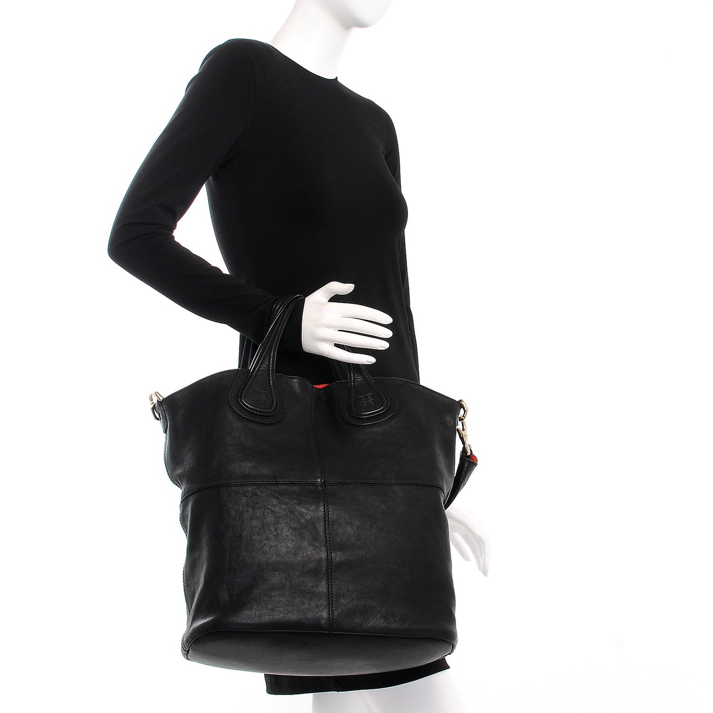 Lambskin North South Nightingale Black