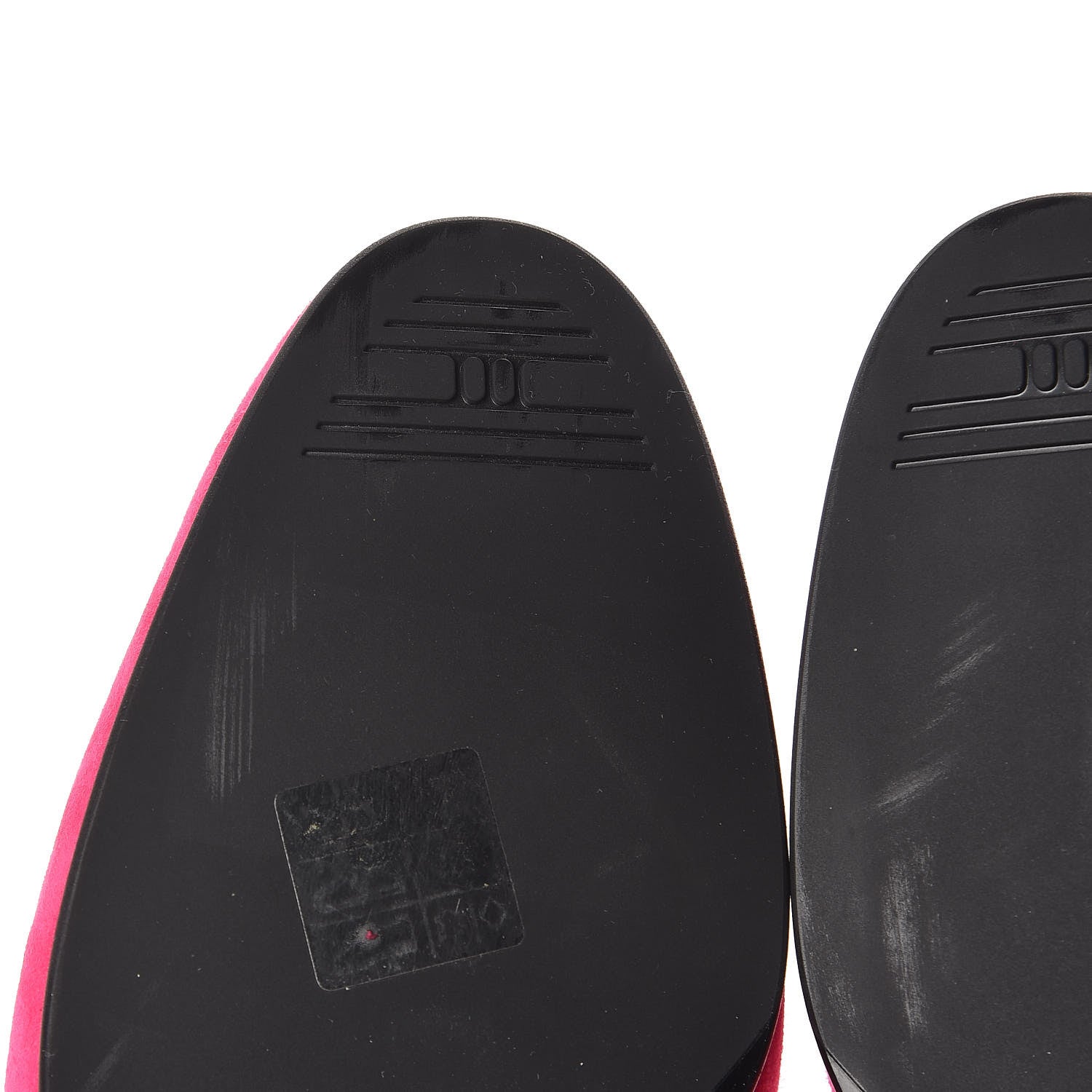 Hermes Suede Goatskin Paris Loafers 37 Rose Fuchsia 9 of 11