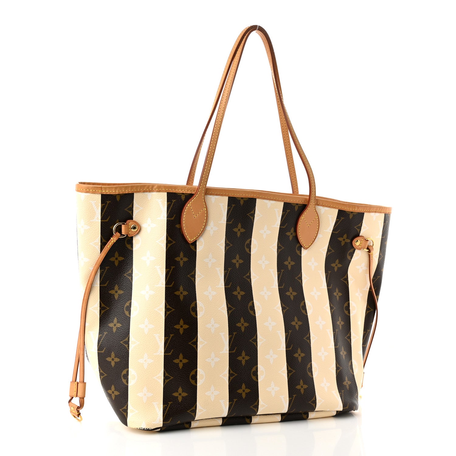 Louis Vuitton Monogram Rayures Neverfull MM 3 of 10