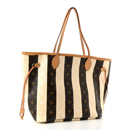 Louis Vuitton Monogram Rayures Neverfull MM 3 of 10