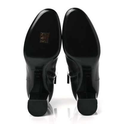 Saint Laurent Nappa Vendome Loulou Ankle Zip Boot 39 Black 5 of 8