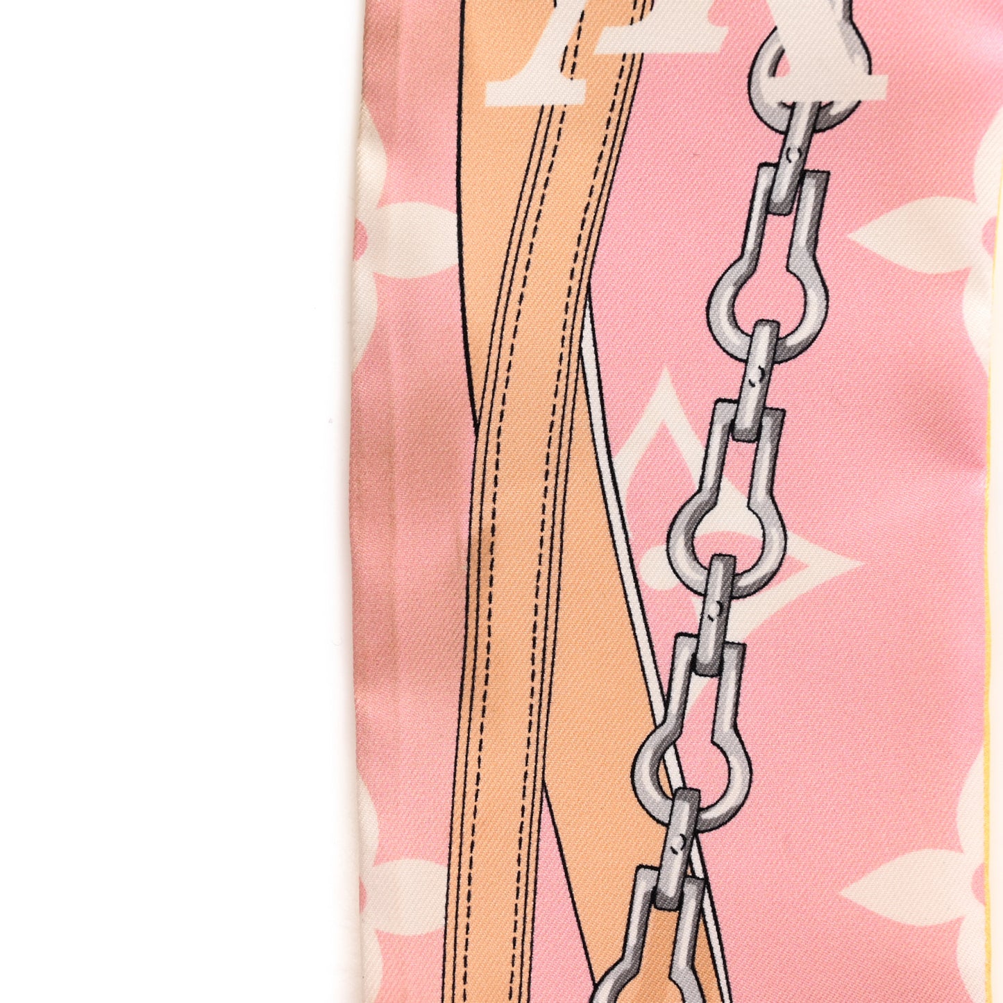 Silk Monogram Gradient By The Pool Bandeau Pink