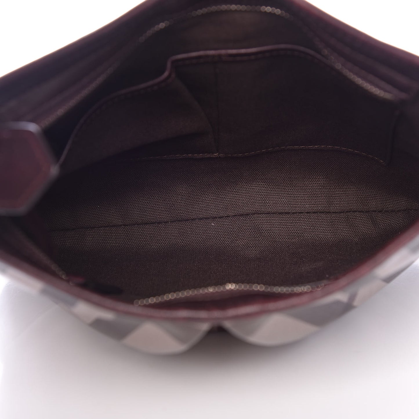 Smoked Check Hartham Shoulder Bag Chocolate