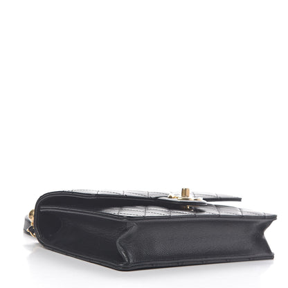 Chanel Lambskin Quilted Small Chic Pearls Flap Black 4 of 12