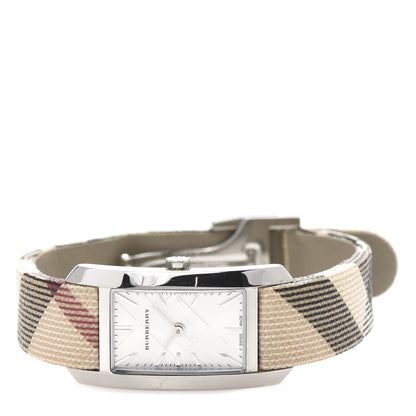 Burberry Stainless Steel Calfskin 20mm Heritage Nova Check Quartz Watch BU9503 3 of 8