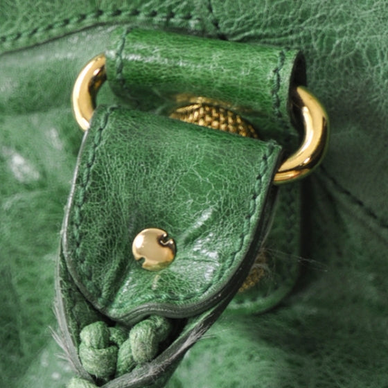 Balenciaga Agneau Giant 21 Silver Hardware CIty Pommier Green 1 of 1