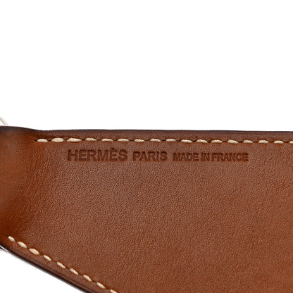 Hermes Barenia Palladium Superlucky Key Ring Fauve 3 of 4
