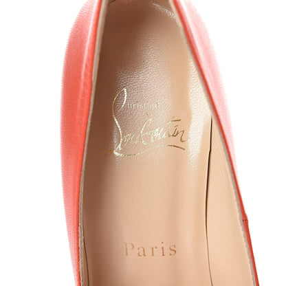 Christian Louboutin Calfskin Fifi 100 Pumps 36.5 Orange 8 of 8