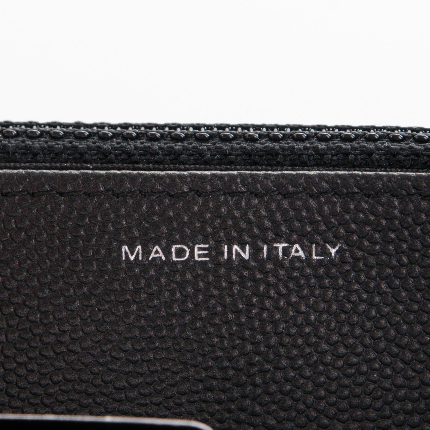 Caviar Quilted Boy Wallet On Chain WOC So Black