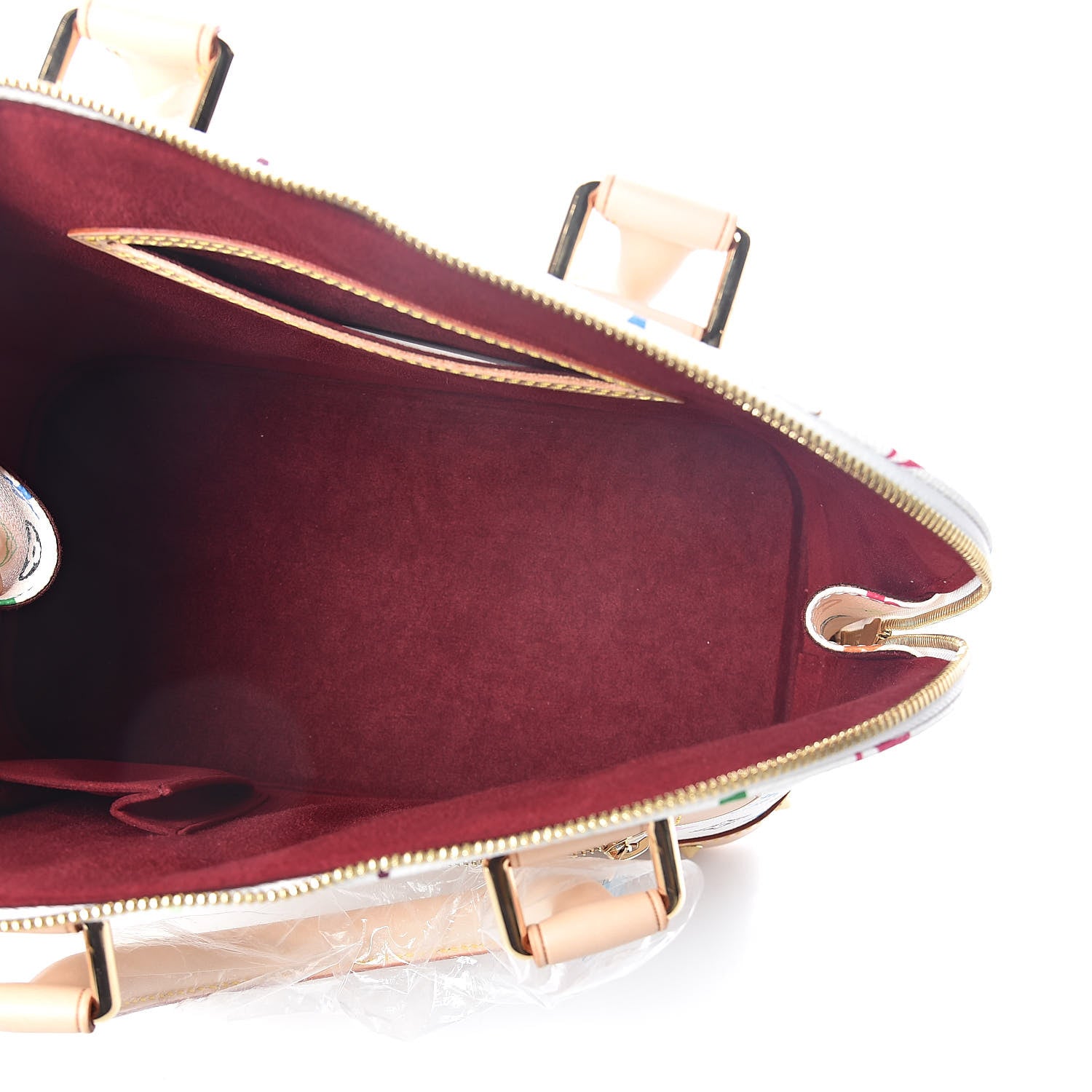 Louis Vuitton Monogram Multicolor Alma White 6 of 8