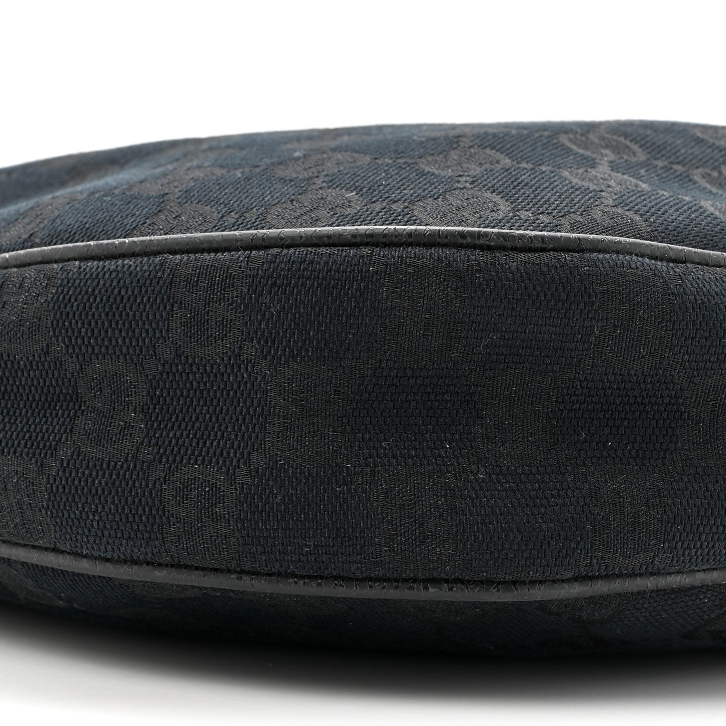 Monogram Medium Half Moon Hobo Black