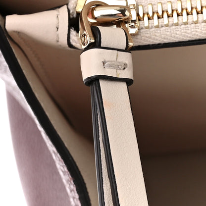 Salvatore Ferragamo Grained Calfskin Studio Top Handle Bag Burgundy Beige 12 of 15