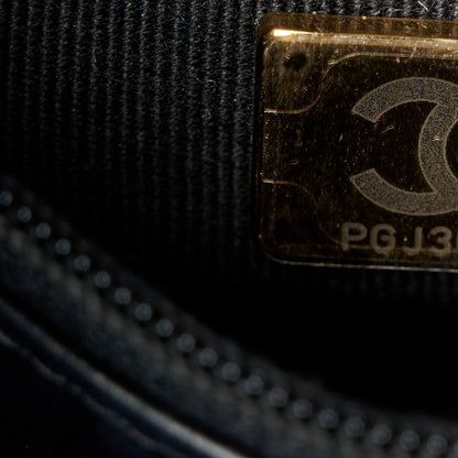 Chanel Shiny Aged Calfskin Quilted Nano Kelly Shopper Black 7 of 11