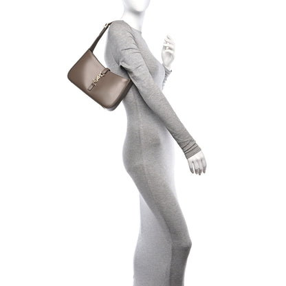 Saint Laurent Smooth Calfskin Le 5 A 7 Hobo Taupe 2 of 10
