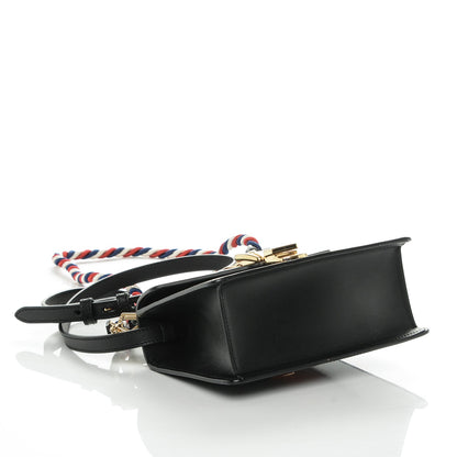 Gucci Calfskin Mini Sylvie Top Handle Bag Black 4 of 6