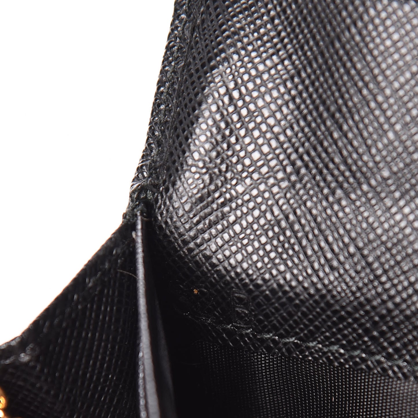 Saffiano Continental Flap Wallet Black