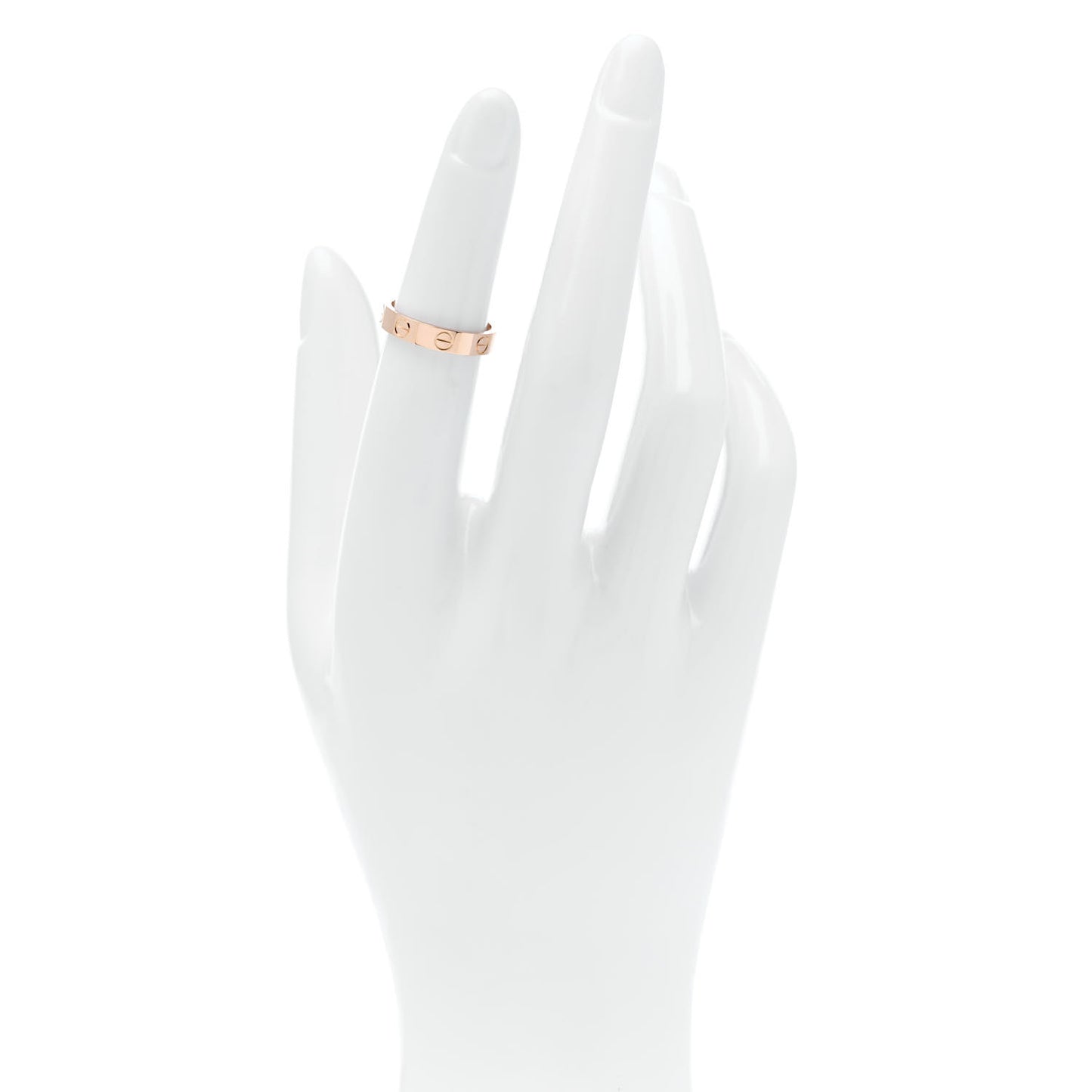 18K Pink Gold 3.5mm LOVE Ring 48 4.5