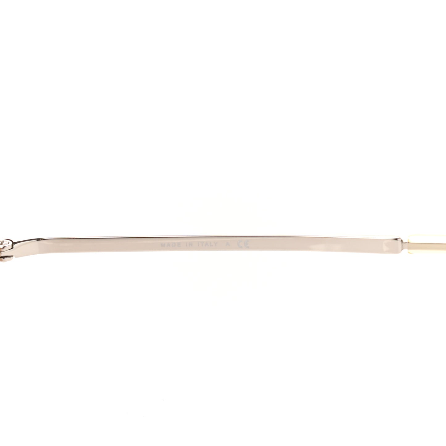 Metal Pearl Sunglasses 4246-H Silver Beige