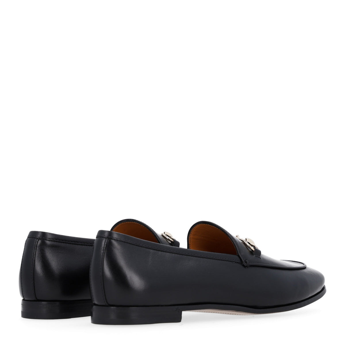 Gucci Calfskin Womens Jordaan Loafers 39.5 Black 5 of 11