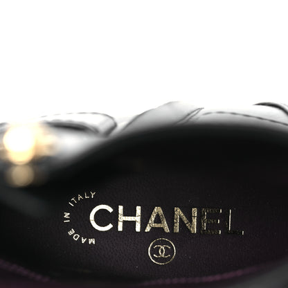 Chanel Calfskin Chain Short Boots 37.5 Black 9 of 13