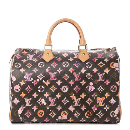 Louis Vuitton Watercolor Aquarelle Speedy 35 Brown 1 of 12