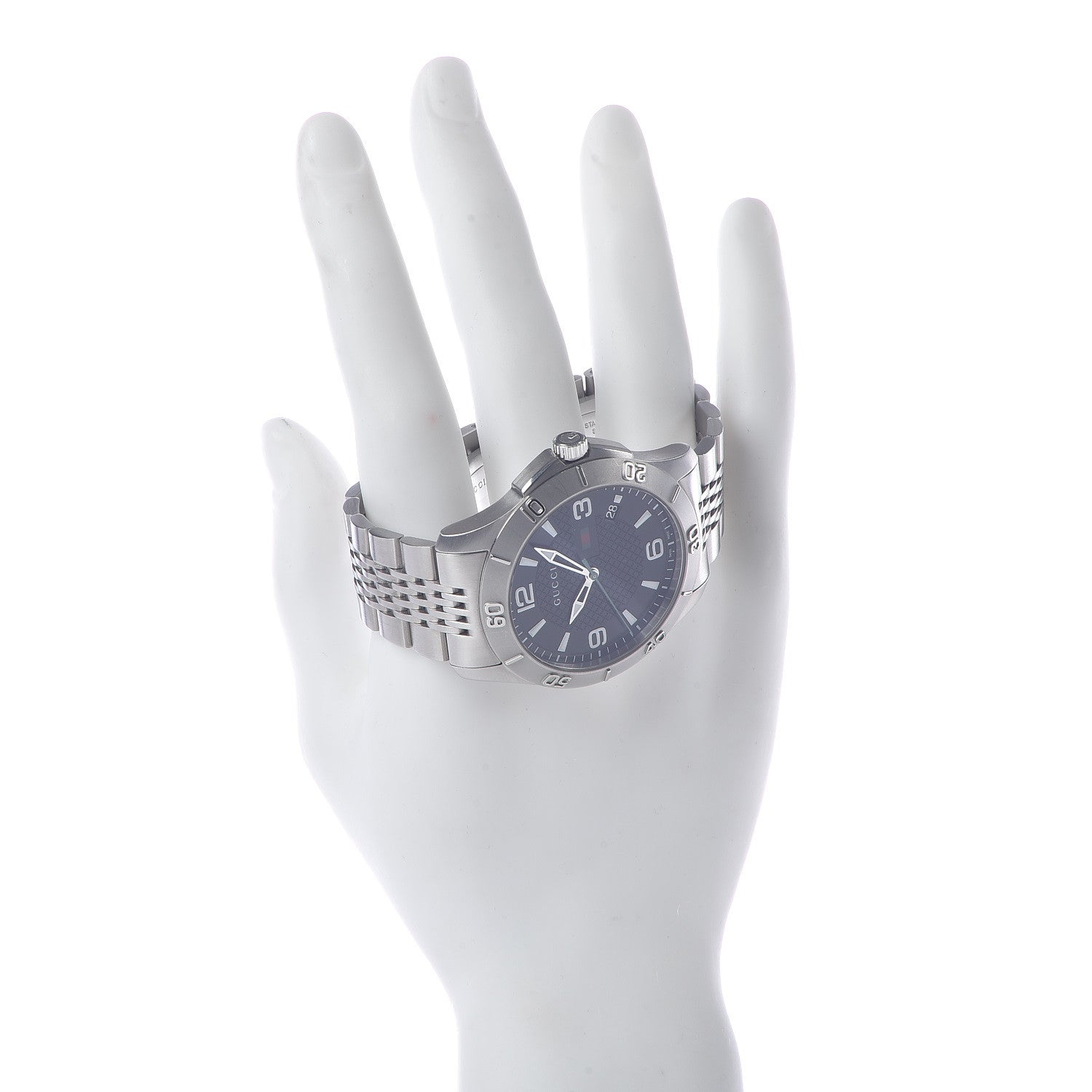 Gucci Stainless Steel 45mm G-Timeless Quartz Watch Black 2 of 13