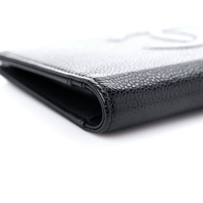 Chanel Caviar Timeless CC Yen Wallet Black 11 of 13