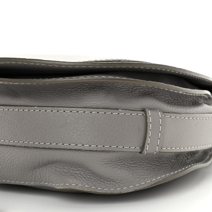 Chloe Calfskin Medium Marcie Round Crossbody Bag Cashmere Grey 10 of 10