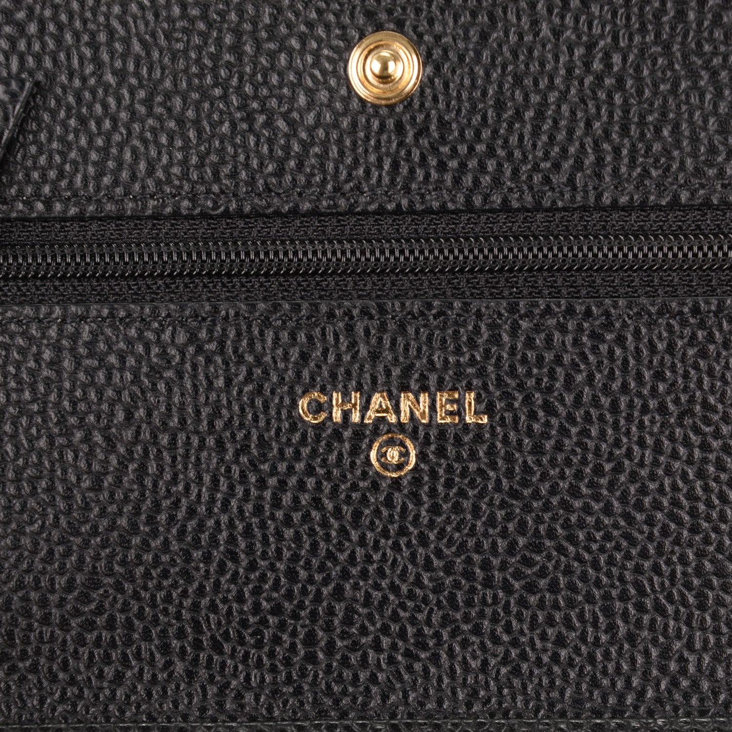 Chanel Caviar Quilted Wallet On Chain WOC Black 6 of 8