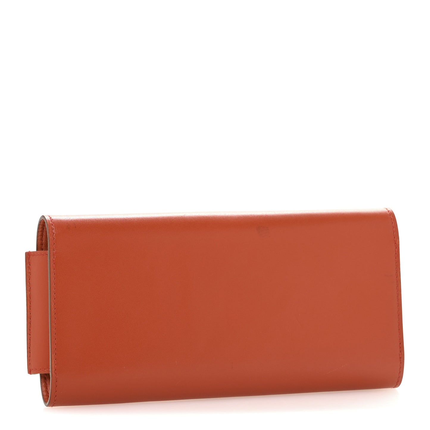 Matte Alligator Tadelakt Passant Long Wallet Terre Battue Cuivre