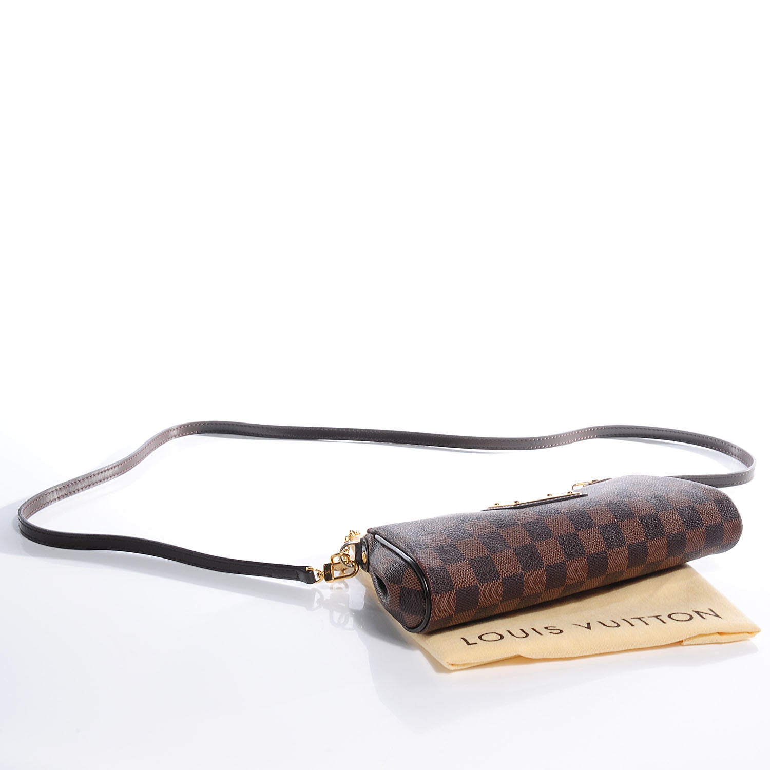 Louis Vuitton Damier Ebene Eva Clutch 4 of 8