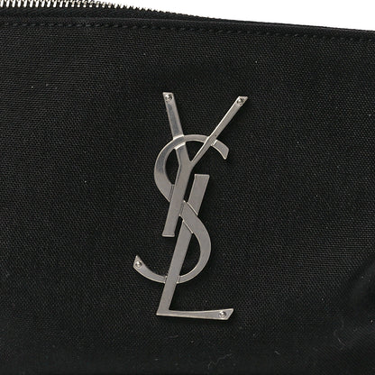 Saint Laurent Canvas Monogram Belt Bag Black 9 of 12