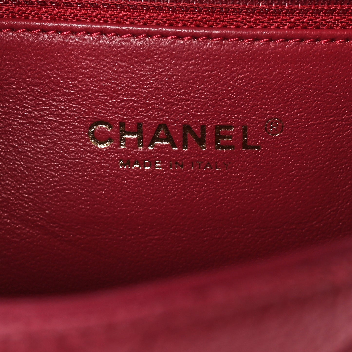 Caviar Quilted Small CC Filigree Flap Burgundy