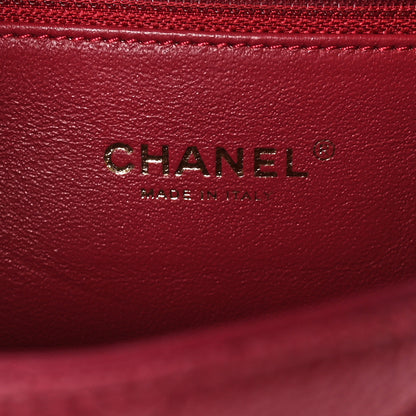 Chanel Caviar Quilted Small CC Filigree Flap Burgundy 6 of 10