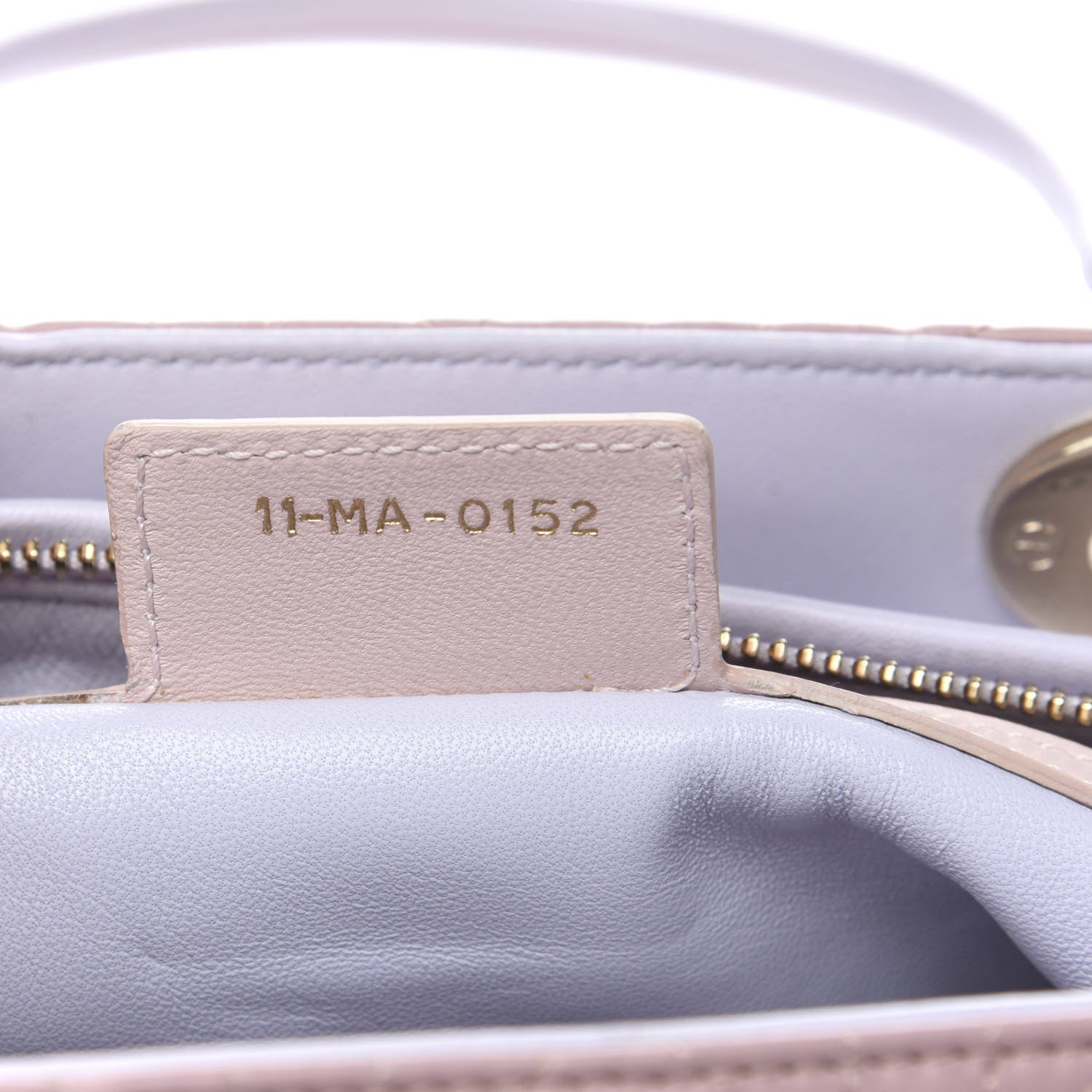 Christian Dior Lambskin Cannage Large Tri-Color Lady Dior Rose Pale 8 of 11