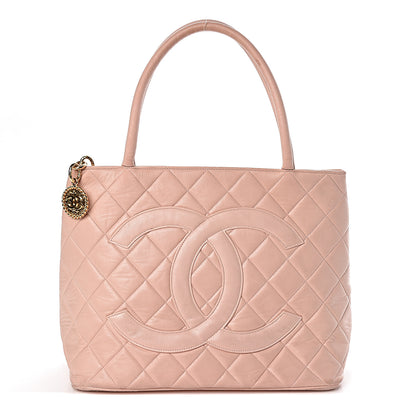 Chanel Lambskin Quilted Medallion Tote Pink 1 of 16