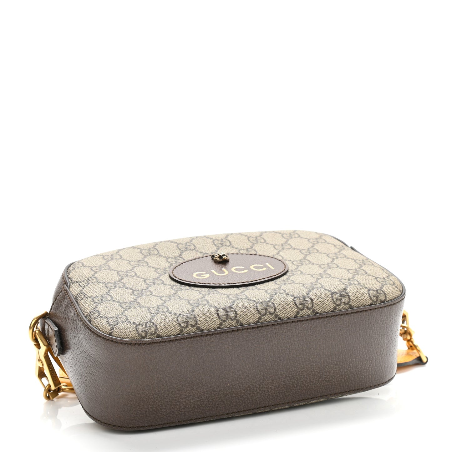 GG Supreme Monogram Web Neo Vintage Shoulder Bag Beige New Acero Crop