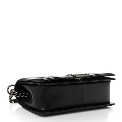 Chanel Lambskin Quilted Medium Boy Flap Black 4 of 10