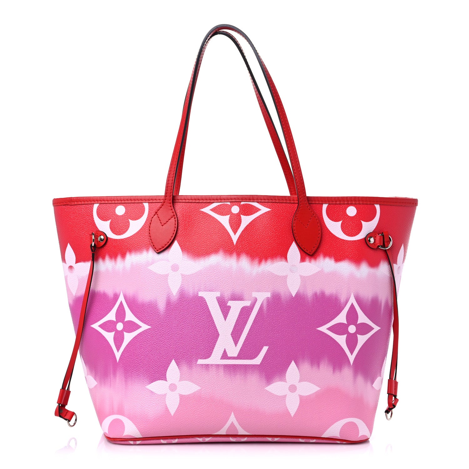 Louis Vuitton Monogram Escale Neverfull MM Rouge 1 of 11