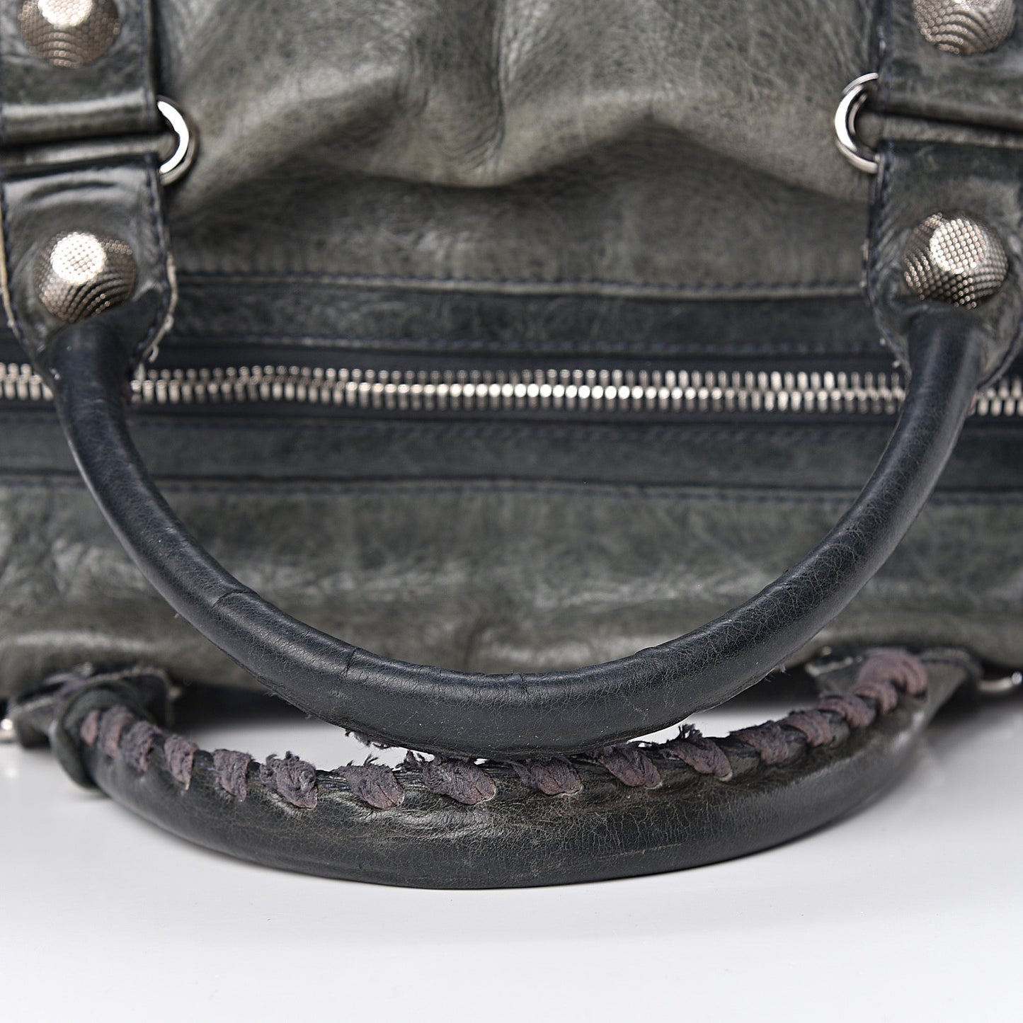 Agneau Giant 21 Silver Hardware Mid Day Grey