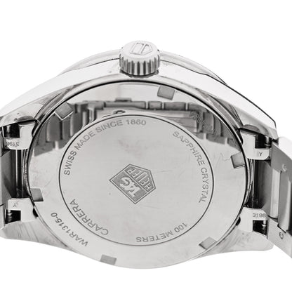 Tag Heuer Stainless Steel Diamond Bezel Mother of Pearl 32mm Carrera Lady Quartz Watch WAR1315-0 4 of 4