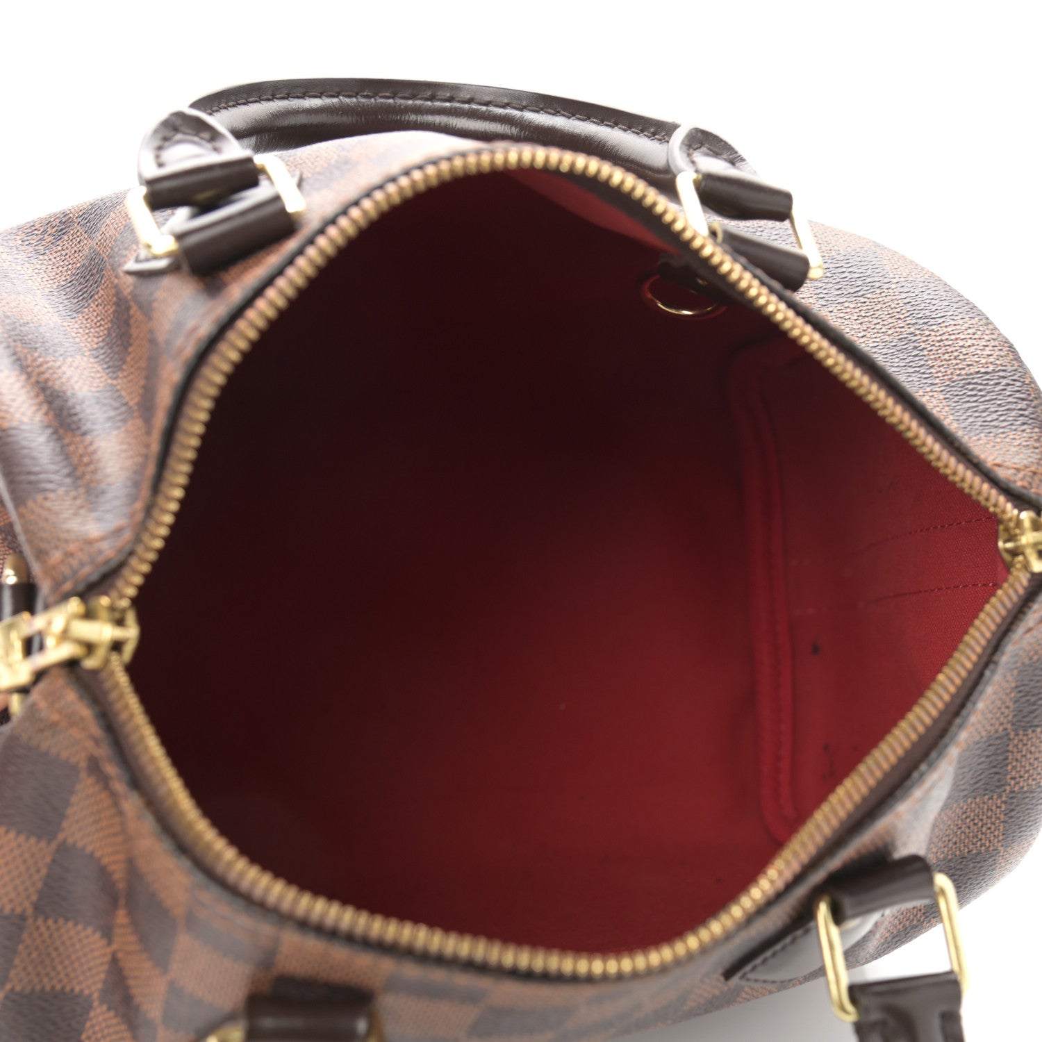 Louis Vuitton Damier Ebene Speedy Bandouliere 25 5 of 15