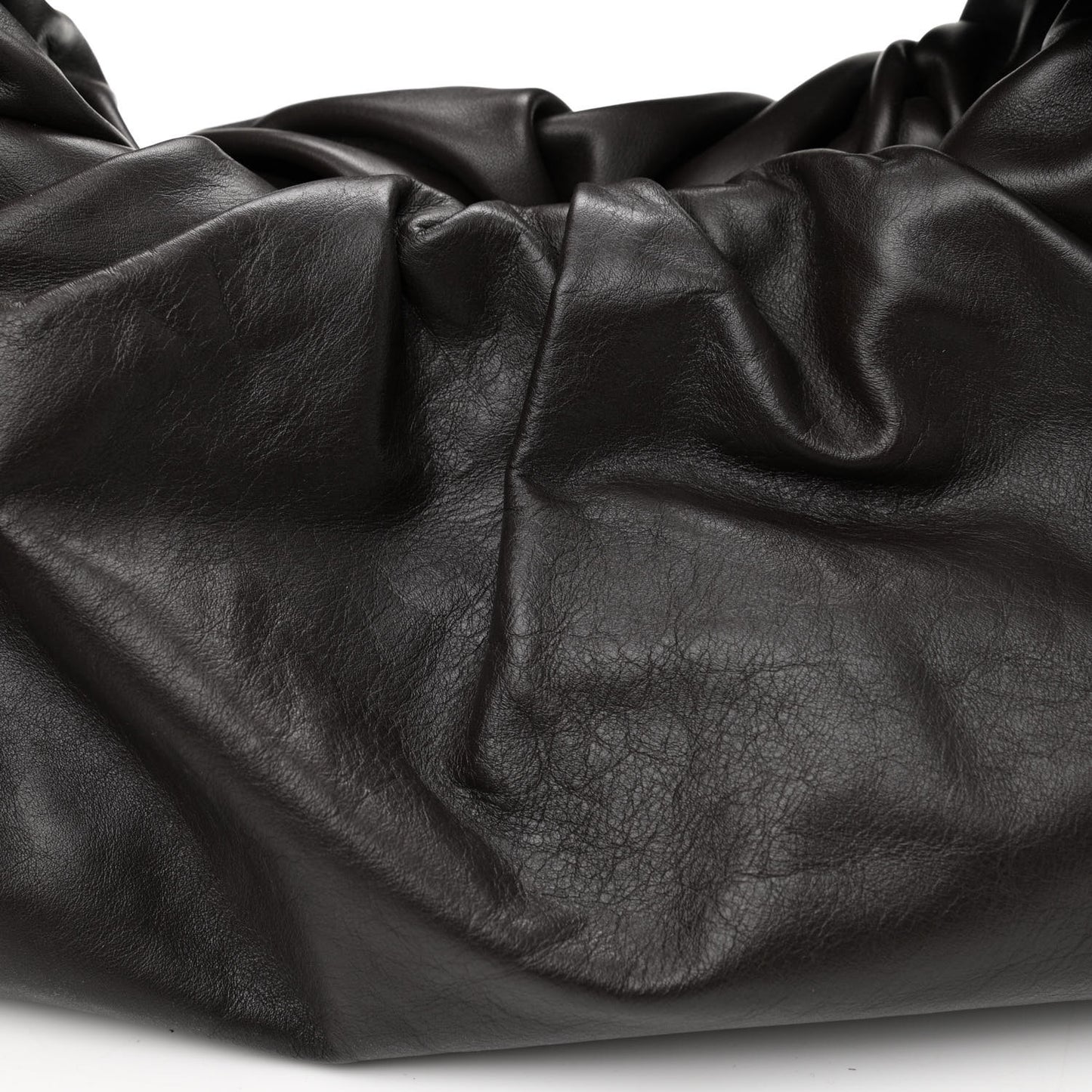 Smooth Butter Calfskin Small The Shoulder Pouch Fondente