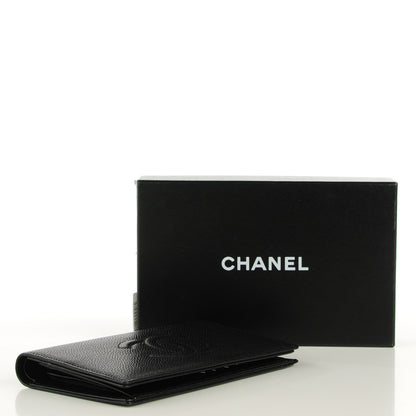 Chanel Caviar Timeless CC Yen Wallet Black 4 of 8