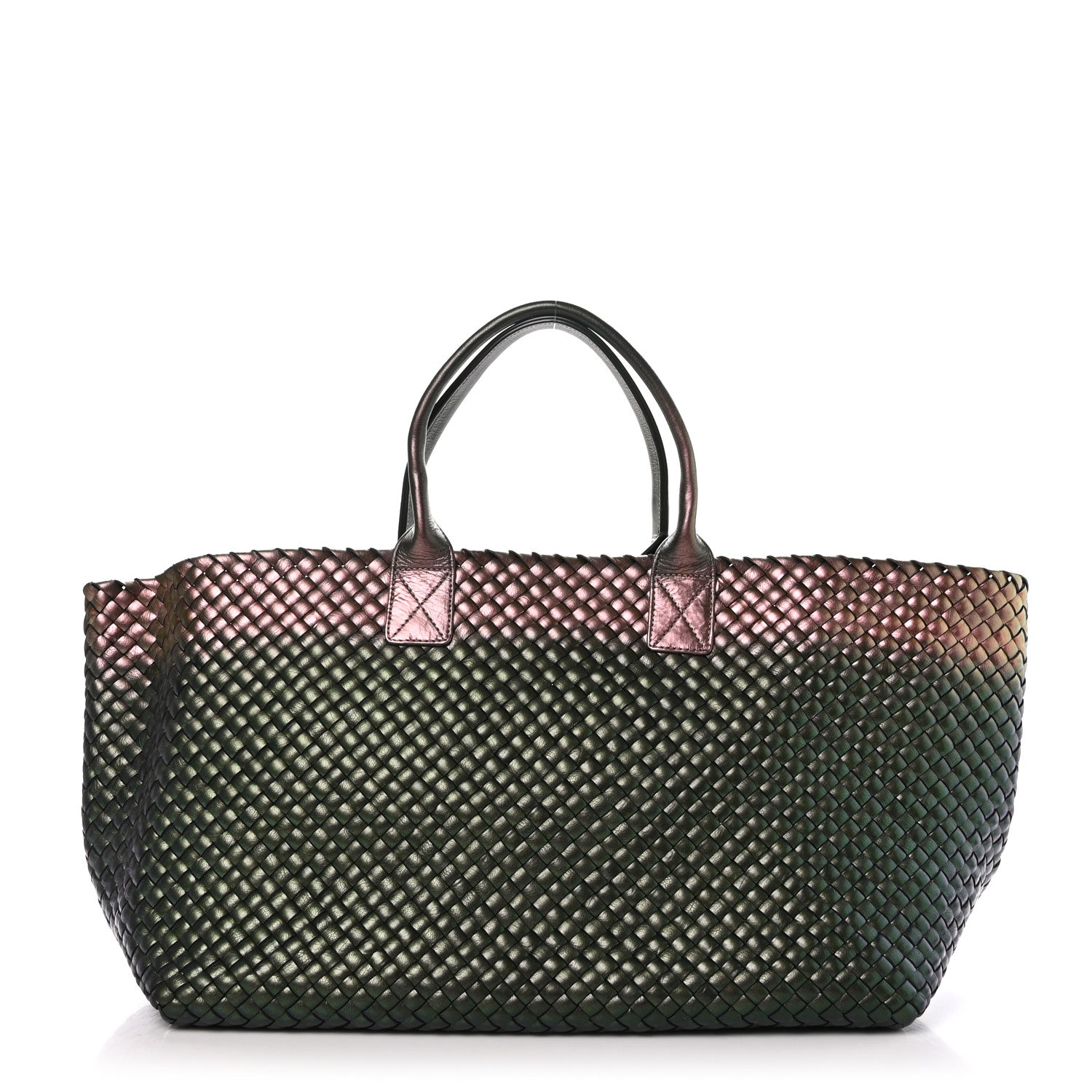 Bottega Veneta Iridescent Scarabee Intrecciato Large Cabat Multicolor 1 of 11