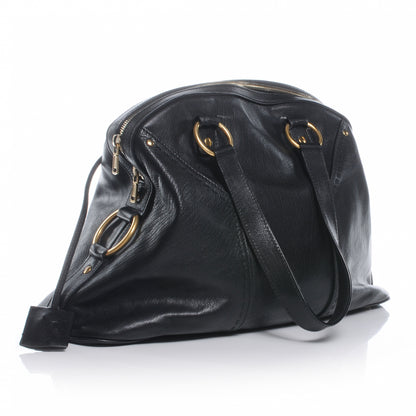 Saint Laurent Leather Large Muse Black 3 of 7