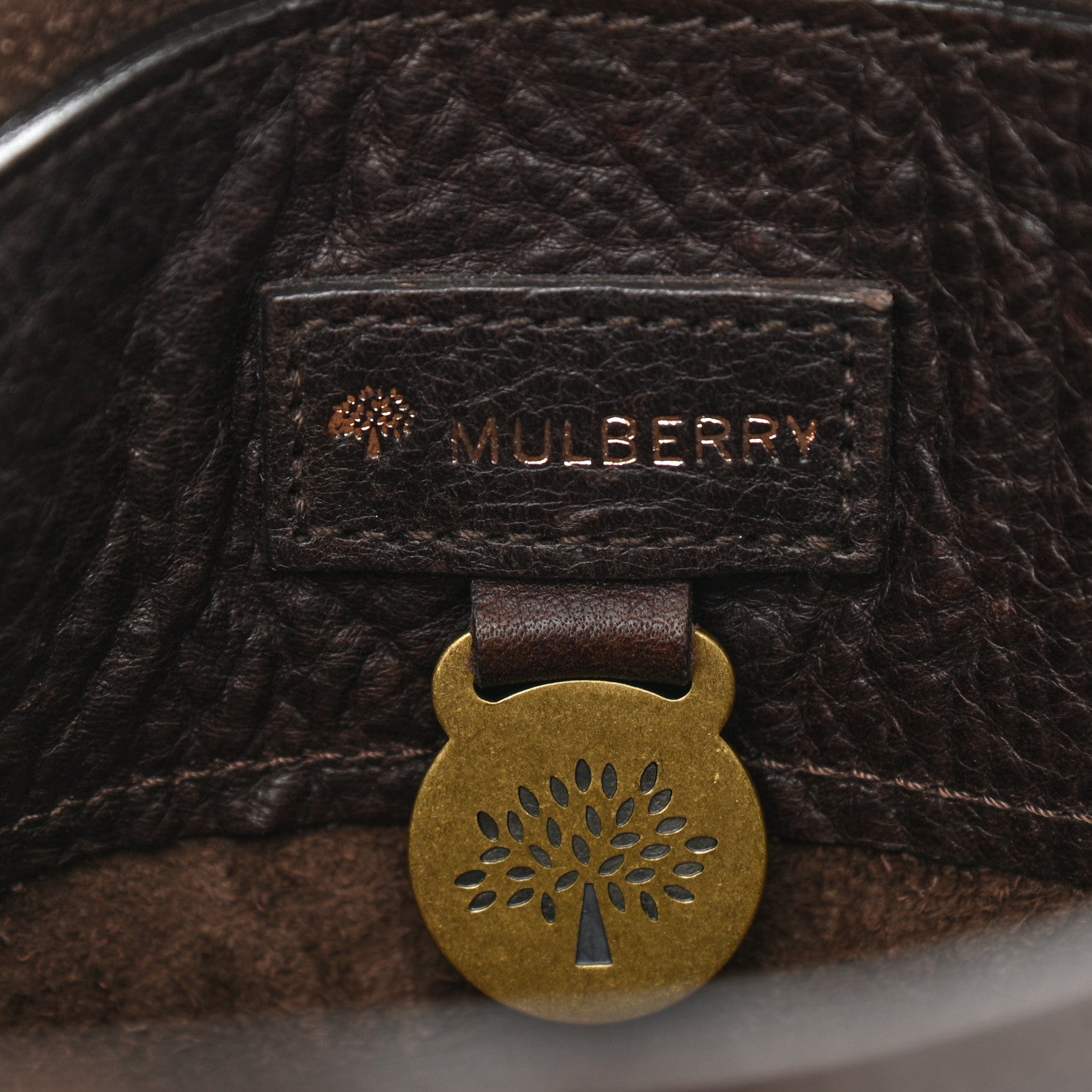 Mulberry Classic Grain Calfskin Bayswater Chocolate 6 of 14