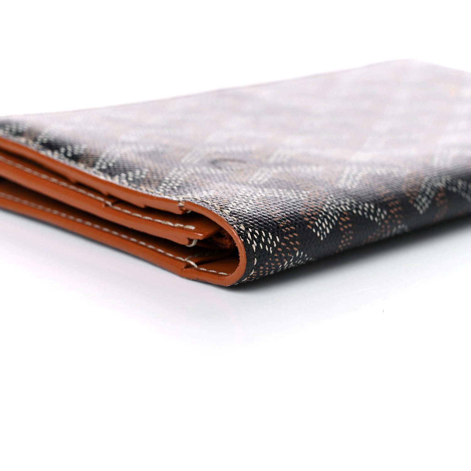 Goyard Goyardine Richelieu Wallet Black Gold 9 of 13